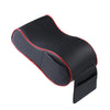 Car SUV Black PU Memory Foam Console Armrest Cushion Pad