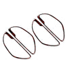 Benz C GLC W205 X253 4x Fire Red Interior Handle Cover Trim (2015-2021)