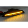 BMW E70 X5 E76 F25 X3 Black LED Fender Side Marker Lights (07-12)