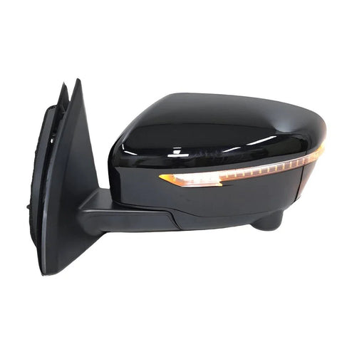 Nissan Qashqai Electric Door Wing Mirror Black Left Side (2014-2018)