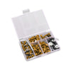 Motorcycles 158 Piece Gold Aluminium Fairing Screw Trim Set