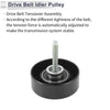 Volvo S40 (2009-2012) 1 Pc Black Drive Belt Idler Pulley