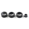 Honda Civic (2022 - Present) Black 4 x AC Climate Control Knob Ring Covers