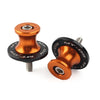 YAMAHA MT-09 FZ09 6MM Swingarm Spools Sliders (2) Orange (2013-2022)