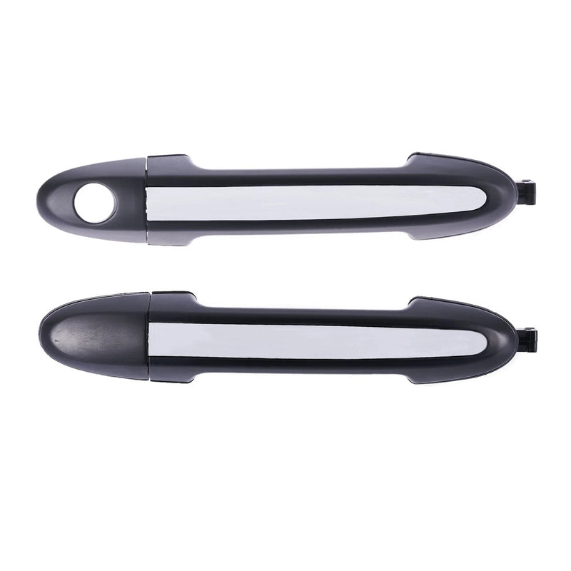Hyundai Santa Fe CM 2 x Front Outer Door Handles Chrome (2005-2012)