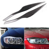 BMW 3 Series 2009-2011 Carbon Fiber Headlight Eyelid Eyebrows Cover Trim fit