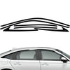 Honda Civic Sedan 2 x Window Chrome Delete Cover Decal (2022–2023)