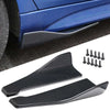 2 x 48CM Universal Carbon Fiber Rear Bumper Lip Spats