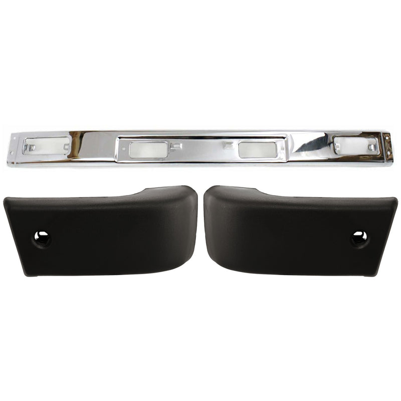 Bumper Face Bars Front For 1984-1988 Toyota Pickup Rear