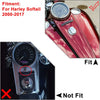 Harley Heritage Softail Classic EFI Motor Black Dash Speedo (2001-2011)