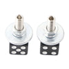 Chopper Motorcycle 4pcs Black License Plate Screws