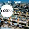 Make Model Oil Seal / 25x35x7mm / Shaft Seal Nitrile Rubber Black 5 Pcs