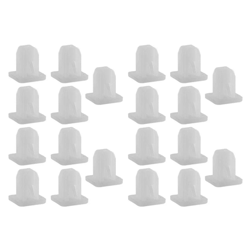 Square Hole 200pcs Car Bumper Fender Clip Rivets Fastener