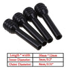 Chevelle, Chevy Pickup, El Camino, GTO, Impala, Nova Black Door Lock Knobs 4 x