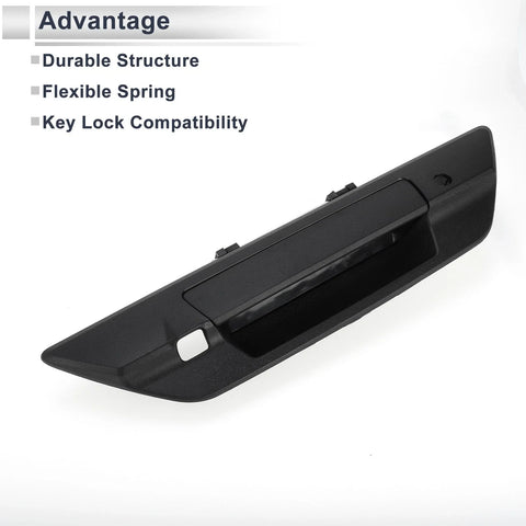 Toyota Hilux Revo (2015-2021) Black Exterior Door Tailgate Handles