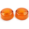 Harley Dyna FXD FXR Sportster XLH 883 1200 Amber Turn Signal Lens Cover (1991-2023)