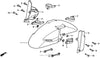 Honda CBR 900RR Fireblade Inox Garde Boue Fender Bolts (1996–1999)