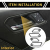 Chevy Colorado Door Handle, Carbon Fiber Pattern Bezel Cover (2023-2024)
