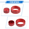 Chevrolet Corvette C6 3 x AC Climate Control Knob Rings (2005-2013)