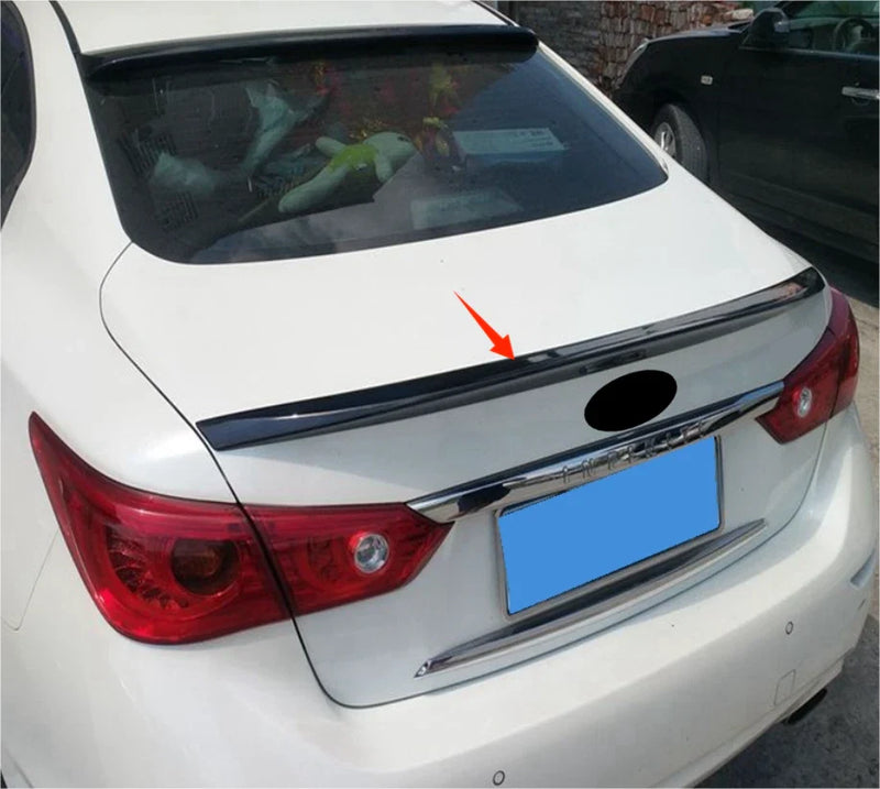 Infiniti Q50 Sedan ABS Black Rear Spoiler Wing (2014-2024)