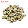 Motorcycle / Scooter Bolts 100pcs Bronze Tone Metal Fairing Screws Clips