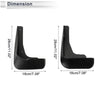 Mazda 6 Coupe Mud Flaps Splash Guards 1 Set (2006-2008)