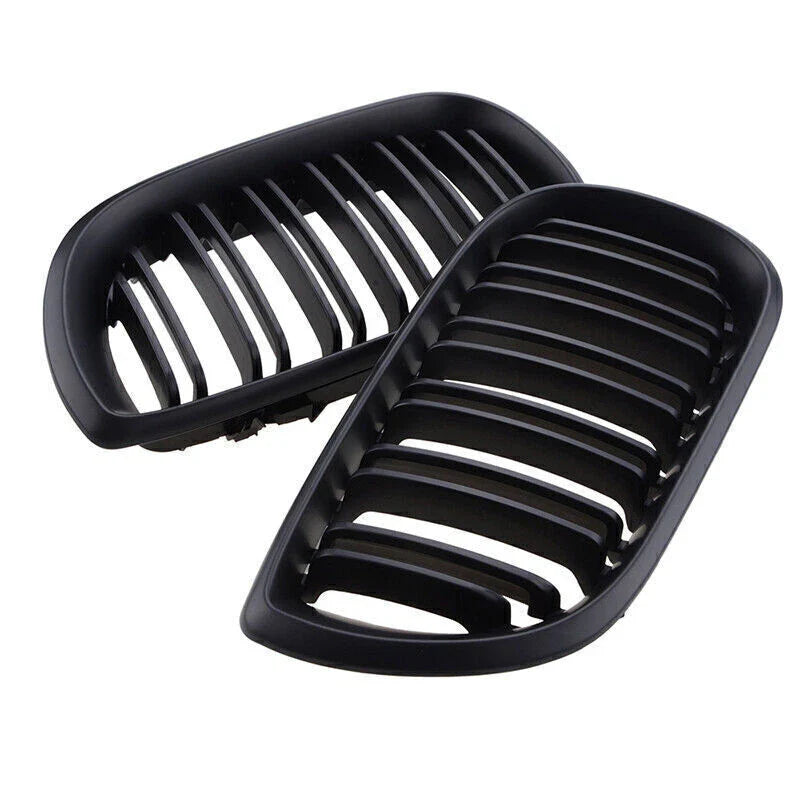 BMW E46 3 Series 325Ci 330Ci 328 Matte Black Front Kidney Grille (2001-2006)