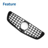 Mercedes-Benz V-Class W477 (2014) Glossy Black Front Upper Bumper Grille
