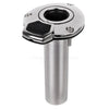 Rod Holder 0° Bluewater Rotating 316G Stainless Steel Flush Mount