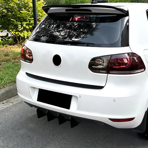 VW Golf 6 MK6 Rear Bumper Diffuser Lip (2008-2013)