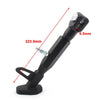 Universal Motorcycle - Black Adjustable Kickstand Foot Side Stand