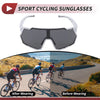 Motorcycle Riding Goggles Black Lens White with Black Spots Frame Sunglasses