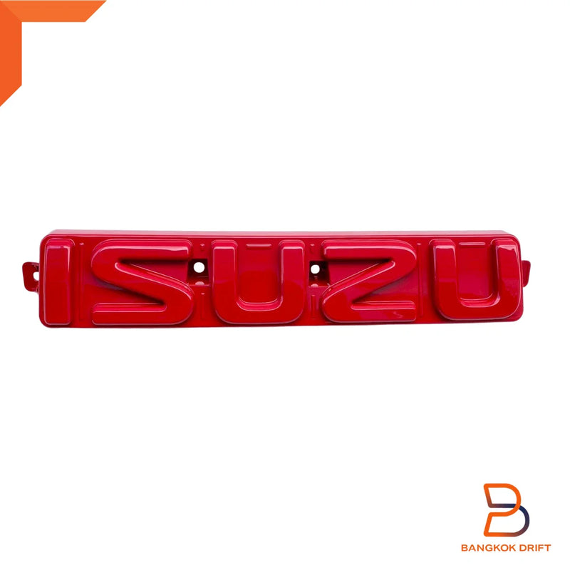 Isuzu D-Max Red Front Grille Radiator Emblem Logo (2023-2025)