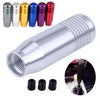 Universal Car Models Silver Aluminum Manual Gear Shift Knob