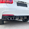 BMW 3 Series Rear Bumper Diffuser Side Covers (2013-2019)