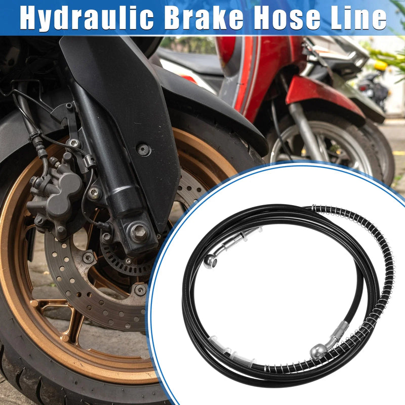 Motorcycle Hydraulic Brake Hose Line Pipeline 220cm 10mm 0.39"
