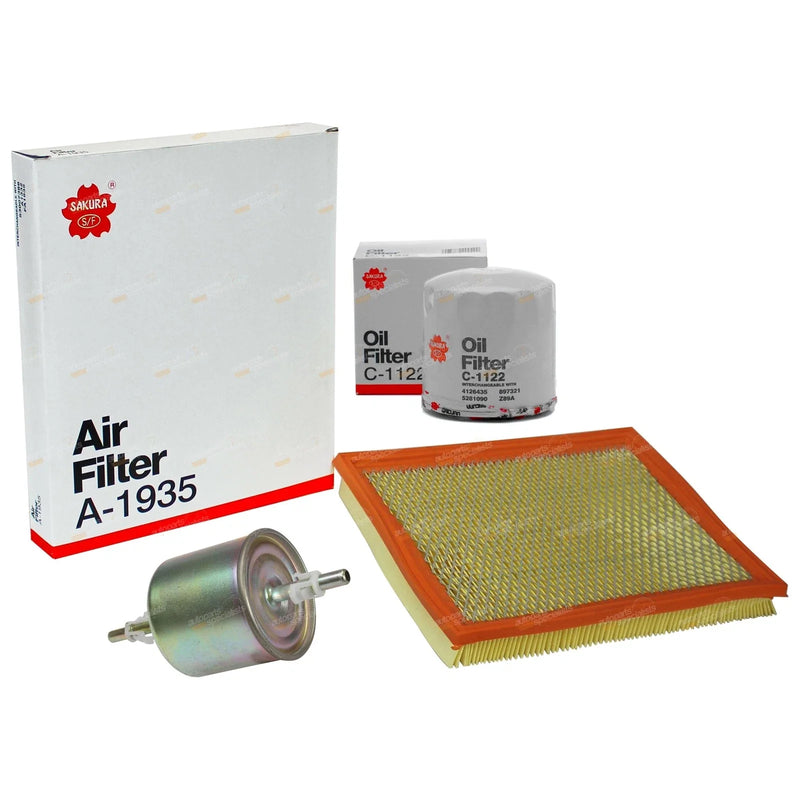 Jeep Grand Cherokee Air Oil Fuel Filter Service Kit 4.0L (1996)