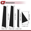 Infiniti FX35 FX45 8 Pcs Door Pillar Window Trim (2003 - 2008)