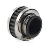 Motorcycle Scooter 38mm Stainless Steel Air Intake Filter Cleaner w/ Clamp