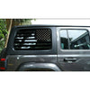 Jeep Wrangler JL Rear Window Flag Decals (2018-2023)