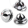 T100, Scrambler 900 Silver Turn Signal Light Covers (2002-2014)