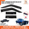 Holden Rodeo TF Weather Shield Window Visors (1988-1996)