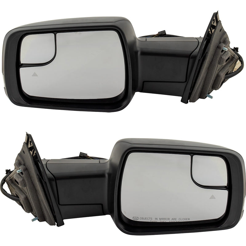Mirrors For 2019-2022 Ram 1500 Pair Power Heated Power
