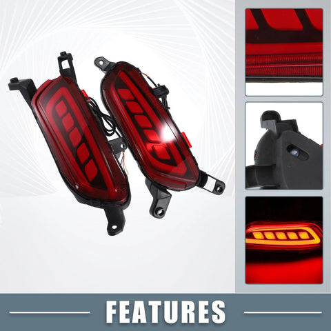 Mazda CX-3 LED Rear Bumper Reflector Turn Signal Brake Light (2016-2017)