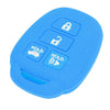 Toyota Camry Blue Silicone Key Cover Housing (2012-2018)