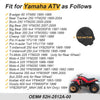 Yamaha Big Bear 250 350 Bruin 250 YFM250 YFM350FW / U Front or Rear Wheel Cap