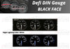 DEFI JDM DIN-Gauge Triple Meter / 1DIN / Style21 Right Inclined