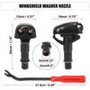 Mitsubishi Lancer 3 x Front Windshield Washer Nozzles (1995-2005)