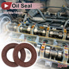 Oil Seal 35x58x10mm FKM Brown 2 x Pcs