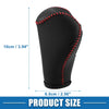 Jeep Cherokee (2014-2023) - PU Leather Black Red Gear Shifting Knob Cover